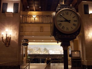 Lobby View of the Clock